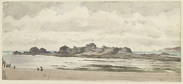 Castle or fortress on the coast, 1846-1902. Creator: James Tissot