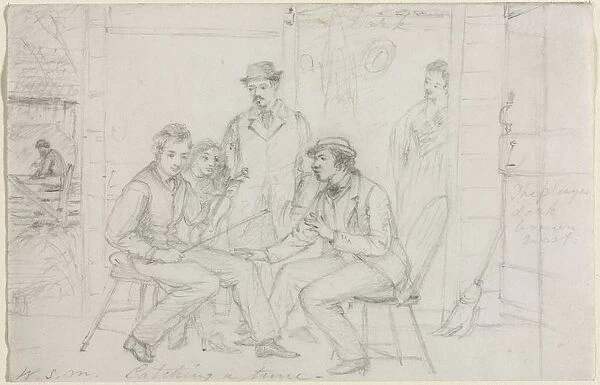 Catching a Tune, probably 1867. Creator: William Sidney Mount (American, 1807-1868)
