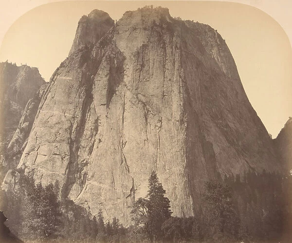 Cathedral Rock, 1861. Creator: Carleton Emmons Watkins