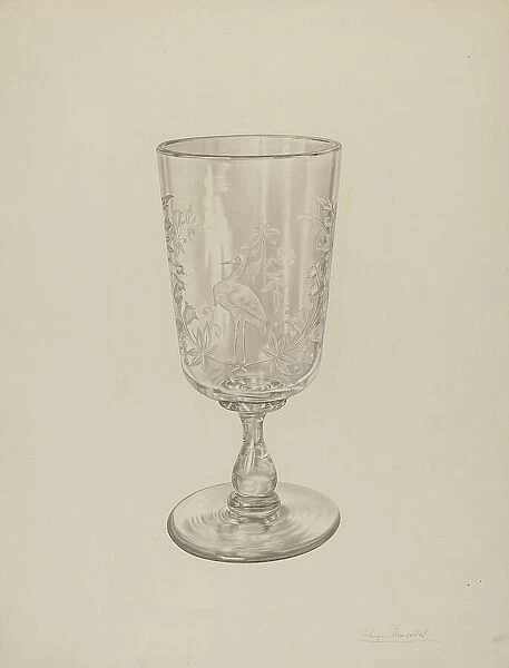 Celery Vase, c. 1939. Creator: Palmyra Pimentel