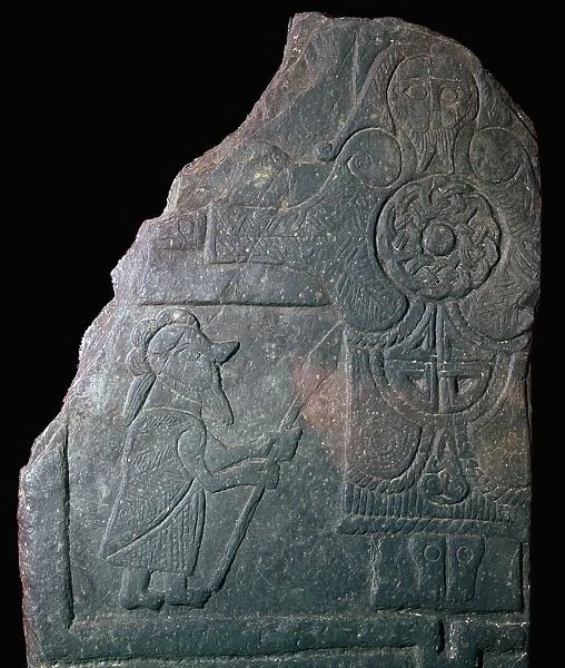 Celtic Calf of Man Crucifixion slab, 8th century