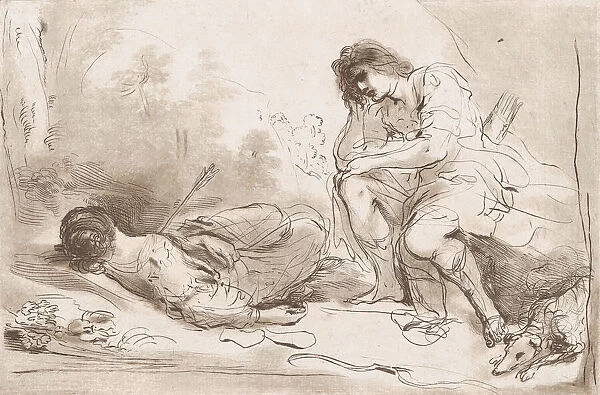 Cephalus and Procris, 1764-98. Creator: Vincenzio Vangelisti