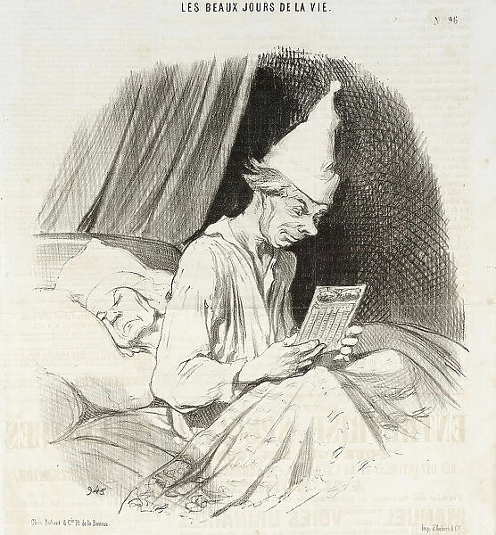 C'est bien aujourd'hui, 28 juillet, Ste. Anne... 1846. Creator: Honore Daumier