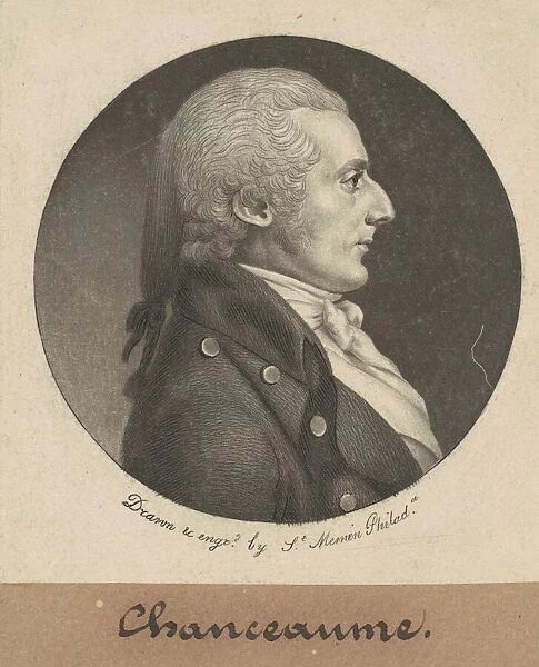 Chanceaume, 1801. Creator: Charles Balthazar Julien Fevret de Saint-Memin