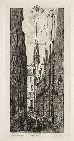 Chantrey Street, Paris, 1862. Creator: Charles Meryon (French, 1821-1868)