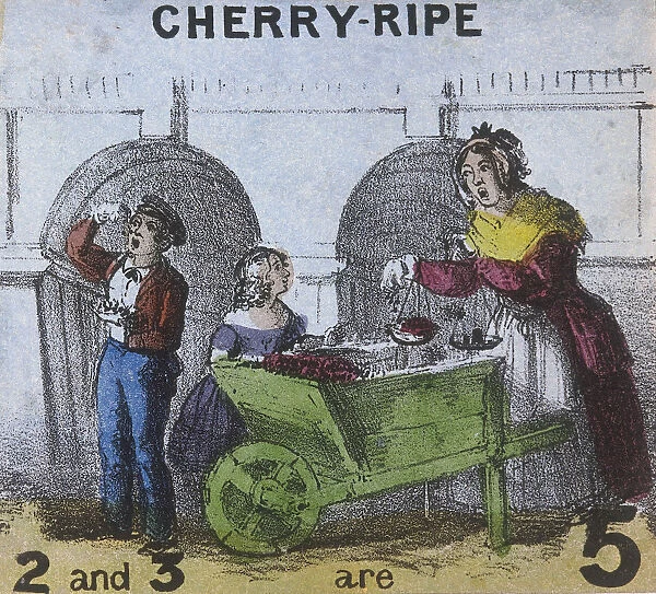Cherry-ripe, Cries of London, c1840. Artist: TH Jones