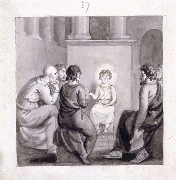 The Child Jesus in the Temple, 19th century. Artist: Corbould Family
