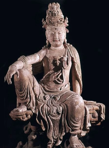 Chinese statuette of Kuan-Yin as a Bodhisattva, 12th century