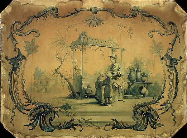 Chinoiserie, in the style of Boucher, 1915. Creator: Felix Boutreux