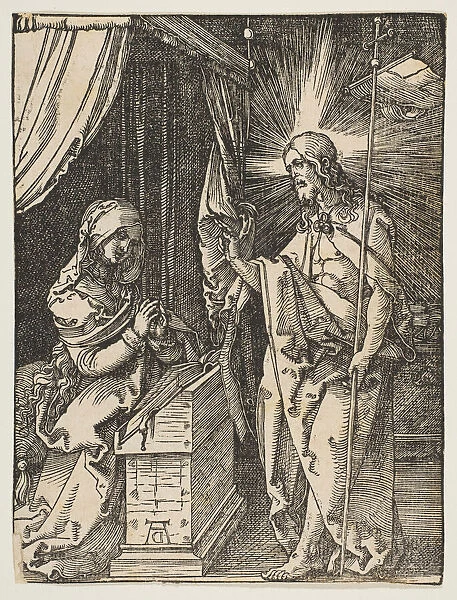 Christ Appearing to His Mother, from The Small Passion, ca. 1510. Creator: Albrecht Durer