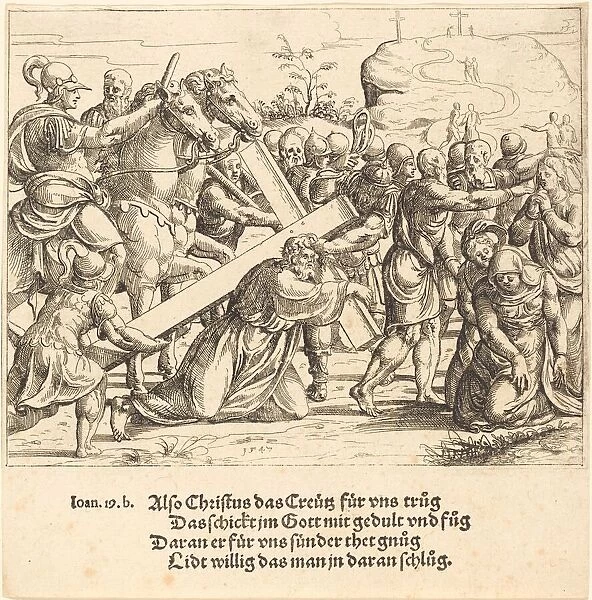 Christ Carrying the Cross, 1547. Creator: Augustin Hirschvogel
