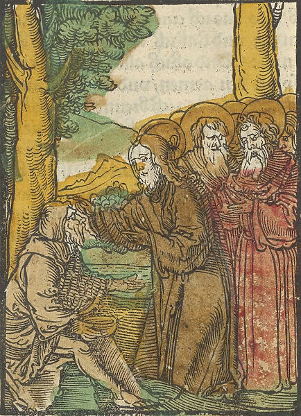 Christ Healing the Blind, from Das Plenarium, 1517. Creator