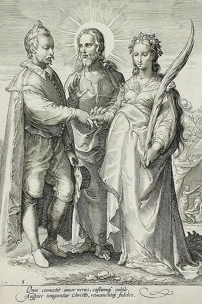 The Christian Marriage, c1594. Creator: Jan Saenredam