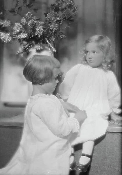 Clark, Eunice and Eleanor, portrait photograph, 1915. Creator: Arnold Genthe
