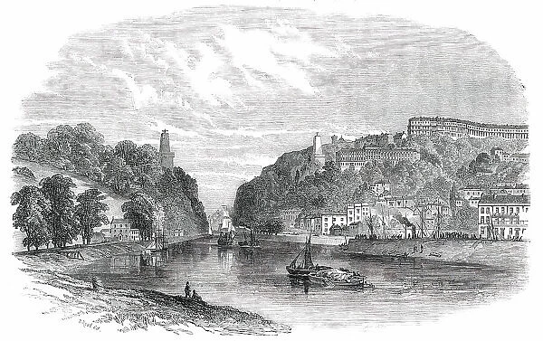 Clifton, from the Ferry, 1850. Creator: Unknown