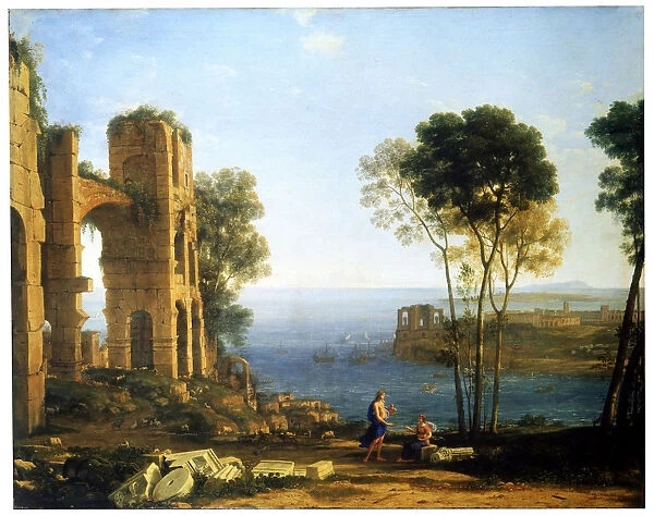 Coast View with Apollo and the Cumaean Sibyl, between 1645 and 1649. Artist: Claude Lorrain