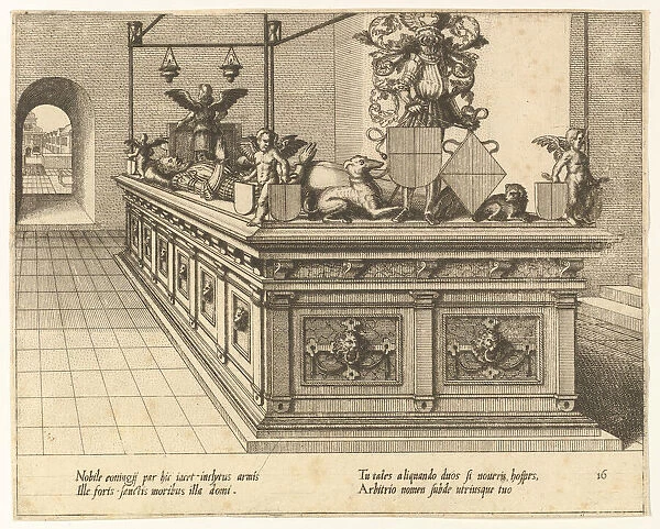 Cœnotaphiorum (16), 1563. Creators: Johannes van Doetecum I, Lucas van Doetecum