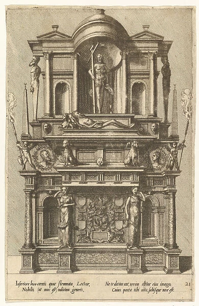 Cœnotaphiorum (21), 1563. Creators: Johannes van Doetecum I, Lucas van Doetecum
