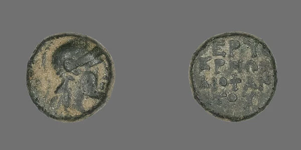 Coin Depicting the Goddess Athena, about 300-200 BCE. Creator: Unknown