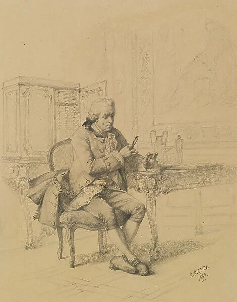 The Collector, 1863. Creator: Eugene Fichel
