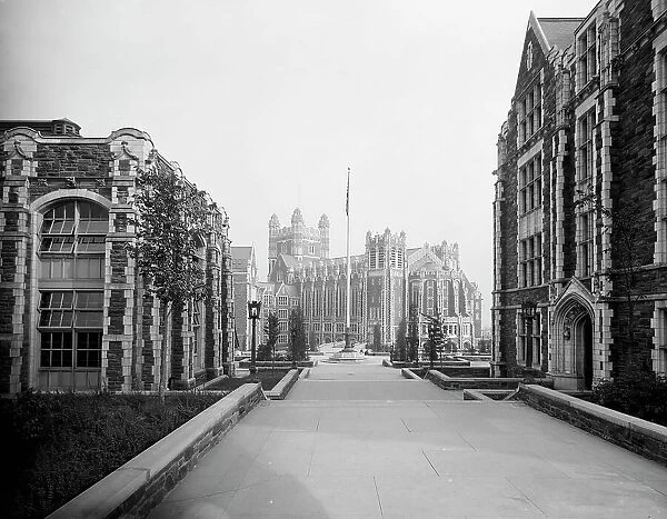 College of the City of New York, west entrance, c.between 1910 and 1920. Creator: Unknown