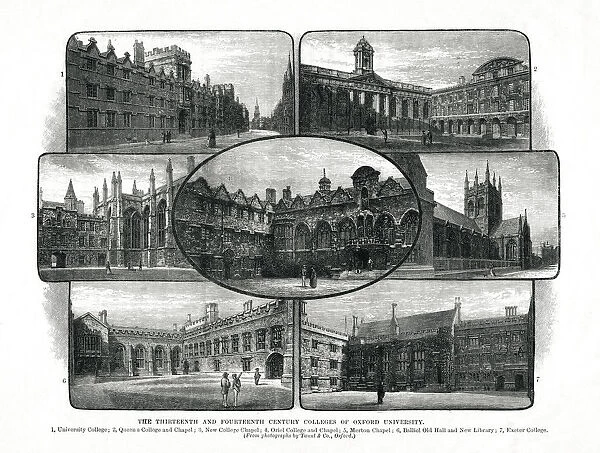 The colleges of the University of Oxford, 1895