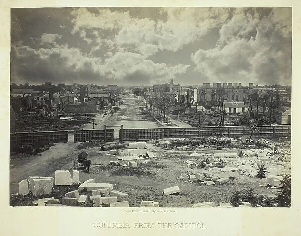 Columbia from the Capitol, 1866. Creator: George N. Barnard