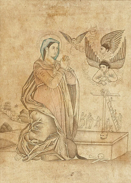 Composition with the Virgin Mary, c1675. Creator: Unknown