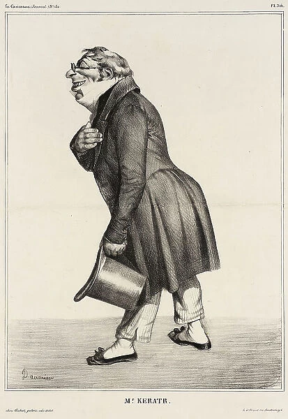 Comte de Kératry, 1833. Creator: Honore Daumier