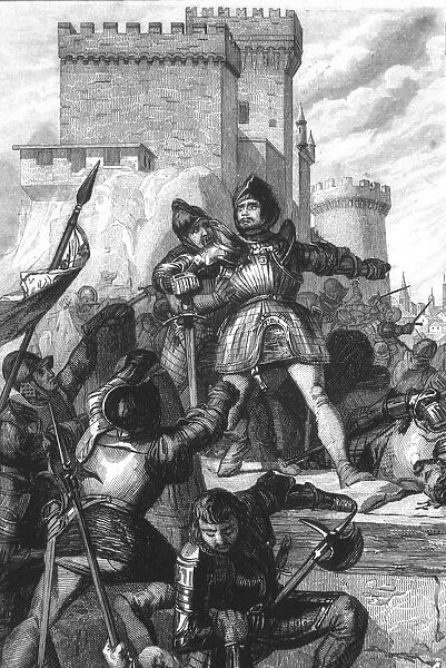 The Comuneros fighting in Toledo after the battle of Villalar (1521)
