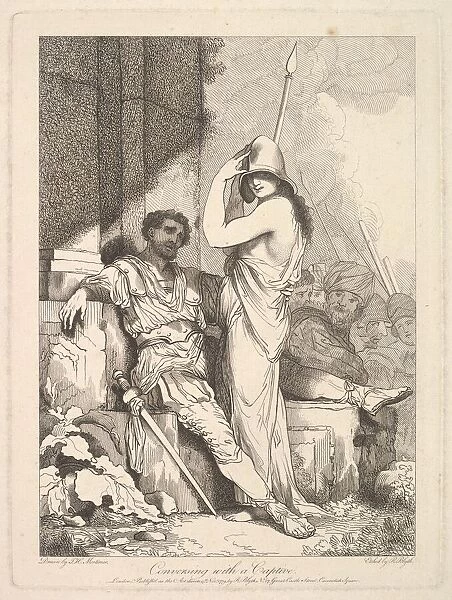 Conversing with a Captive, November 15, 1779. Creator: Robert Blyth
