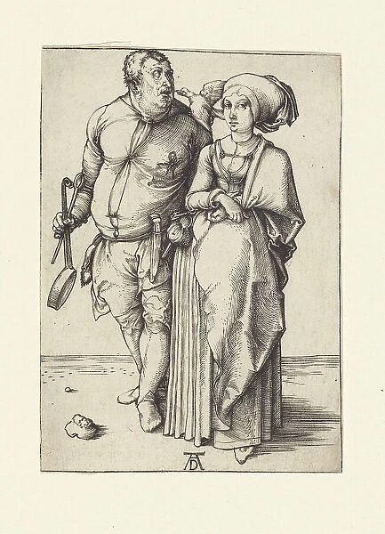 The cook and his wife, c.1496. Creator: Dürer, Albrecht (1471-1528)