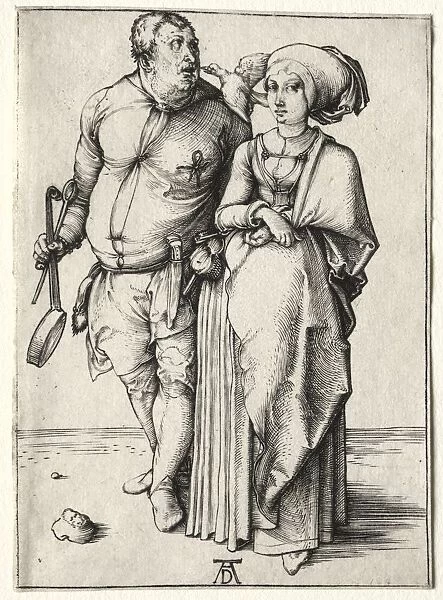 The Cook and His Wife, probably 1497. Creator: Albrecht Dürer (German, 1471-1528)