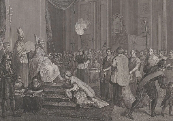 Coronation of Pope Pius VI, 1801. Creator: Antonio Poggioli