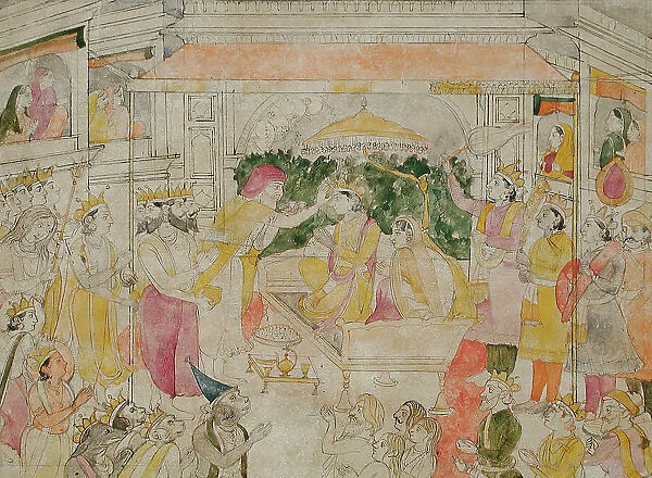 Coronation of Rama, c1825. Creator: Unknown