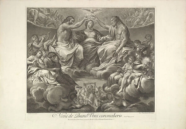 Coronation of the Virgin, 1741. Creator: Unknown