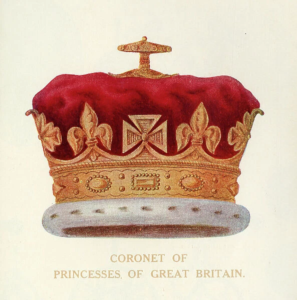 Coronet of Princesses of Great Britain, c1911. Creator: Unknown