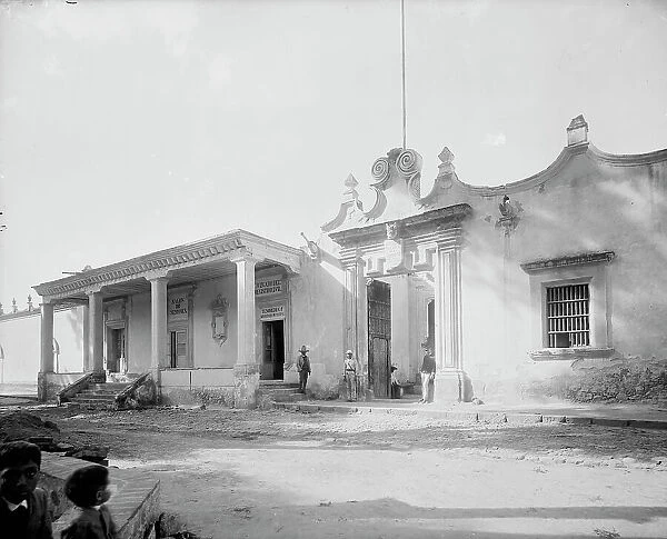 Cortez Palace at Coyoacan, between 1880 and 1897. Creator: William H. Jackson