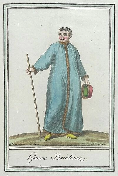 Costumes de Différents Pays, Homme Barabinze, c1797. Creator: Jacques Grasset de Saint-Sauveur