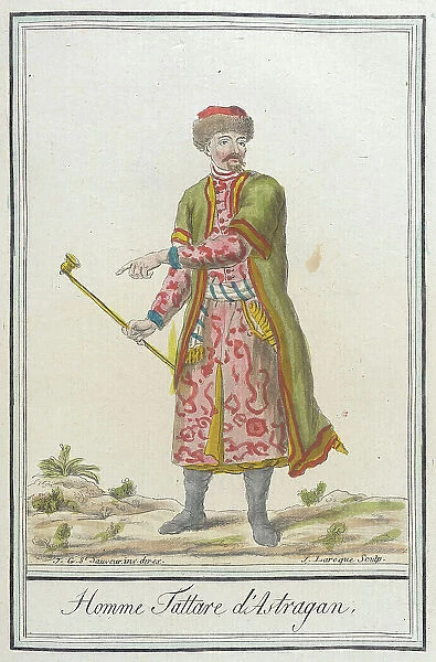 Costumes de Différents Pays, Homme Tattare d'Astragan, c1797. Creators: Jacques Grasset de Saint-Sauveur, LF Labrousse