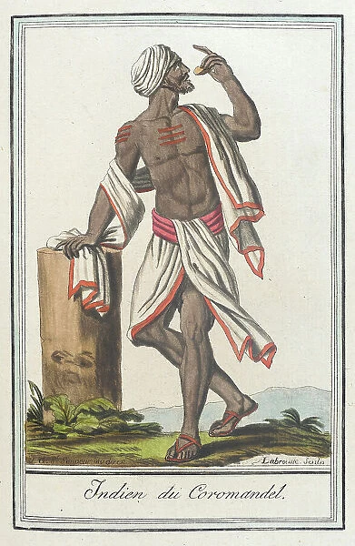 Costumes de Différents Pays, Indien du Coromandel, c1797. Creators: Jacques Grasset de Saint-Sauveur, LF Labrousse