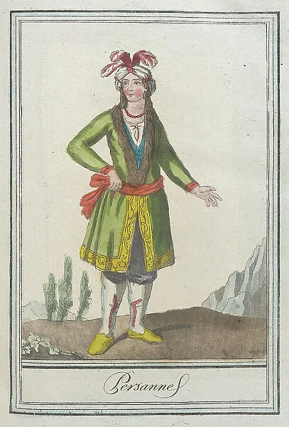 Costumes de Différents Pays, Persanne, c1797. Creators: Jacques Grasset de Saint-Sauveur, LF Labrousse