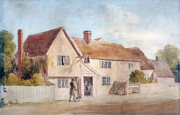 Cottages at Chadwell, Essex, 19th century. Artist: James Duffield Harding