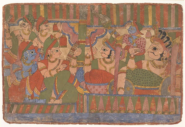 Council of Heroes... from a Dispersed Mahabharata (Great Descendants of Mahabharata), ca
