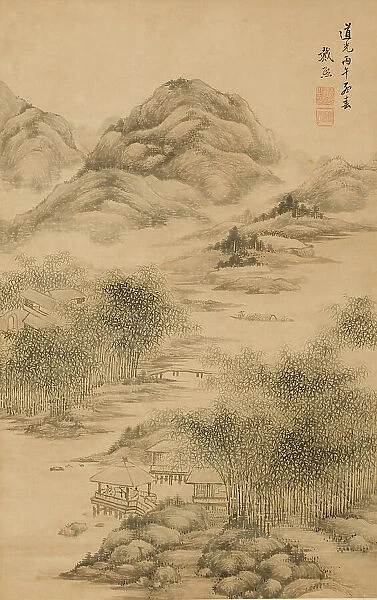 Countryside, 1846. Creator: Dai Xi