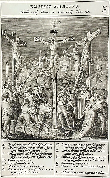 The Coup de Lance, 1593. Creator: Jan Wierix