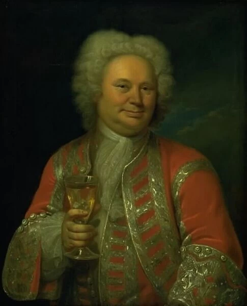 The Court Jester Otto Kyhl, 1727. Creator: Johann Salomon Wahl