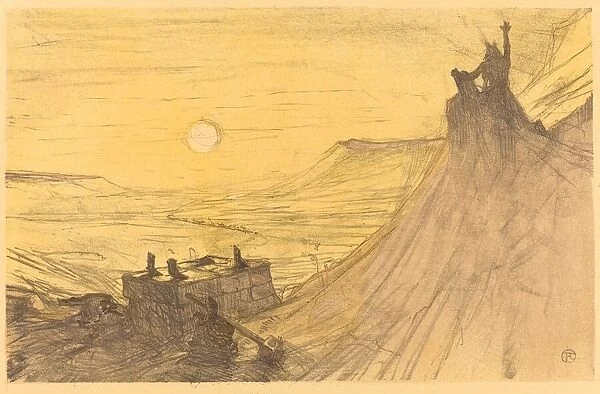 Cover for 'Au pied du Sinai', 1898. Creator: Henri de Toulouse-Lautrec