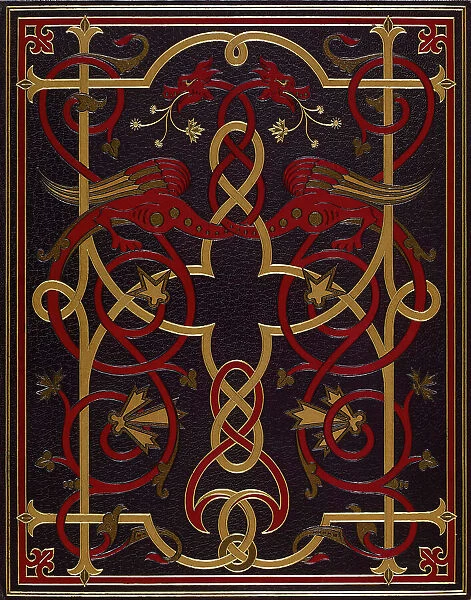 Cover of 'Le Roi des Aulnes' (Der Erlkönig), 1904. Creator: Léon Gruel. Cover of 'Le Roi des Aulnes' (Der Erlkönig), 1904. Creator: Léon Gruel