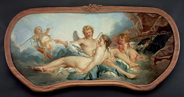 Cupid Wounding Psyche (image 1 of 2), 1741. Creator: Francois Boucher